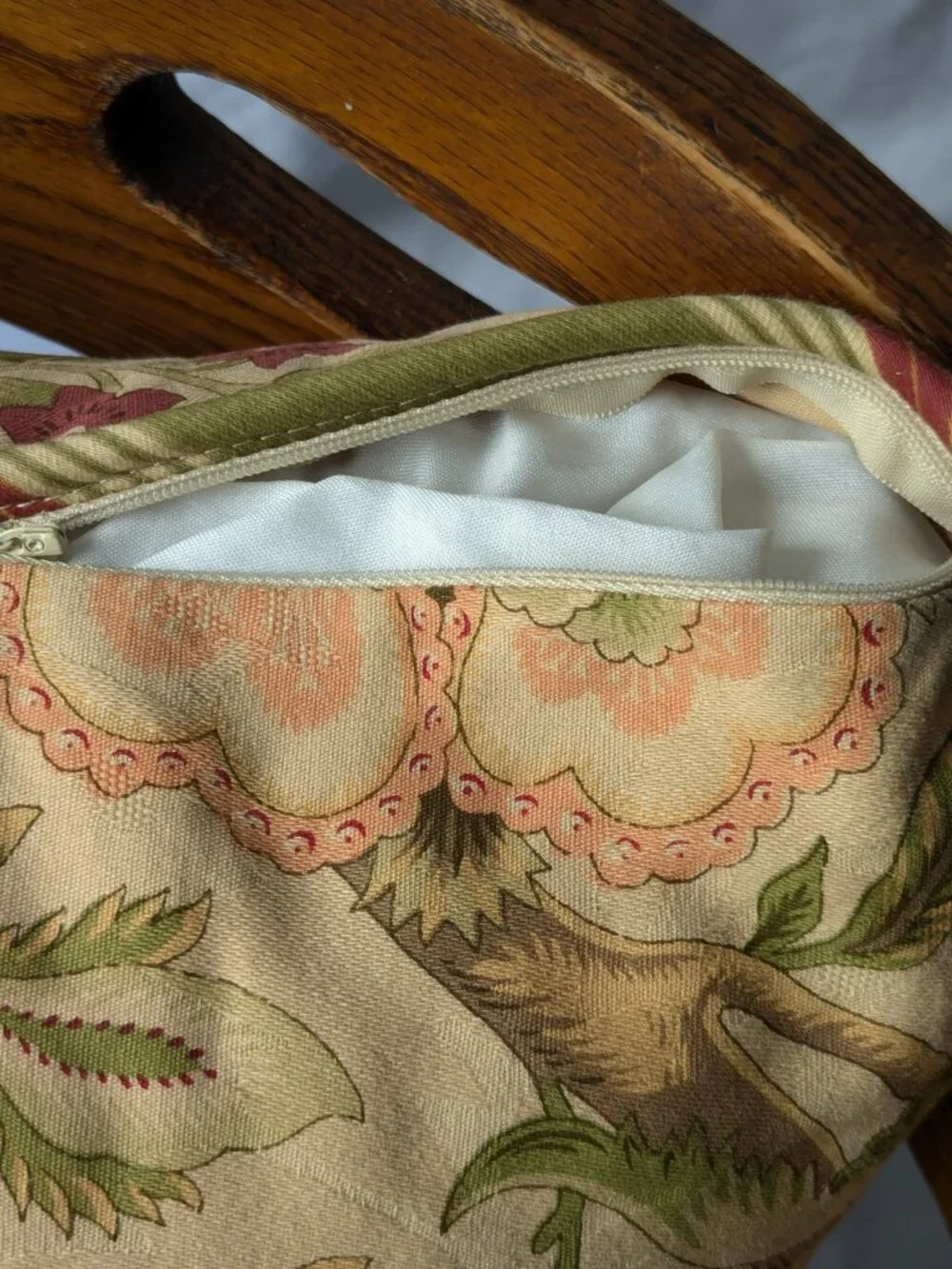 Waverly Floral Pillow Imperial Dress In The Antique Colorway 17.5